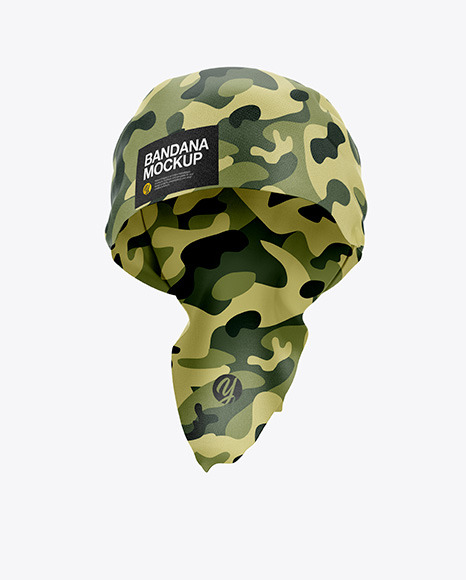 Bandana with Head Mockup