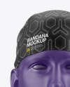 Bandana with Head Mockup