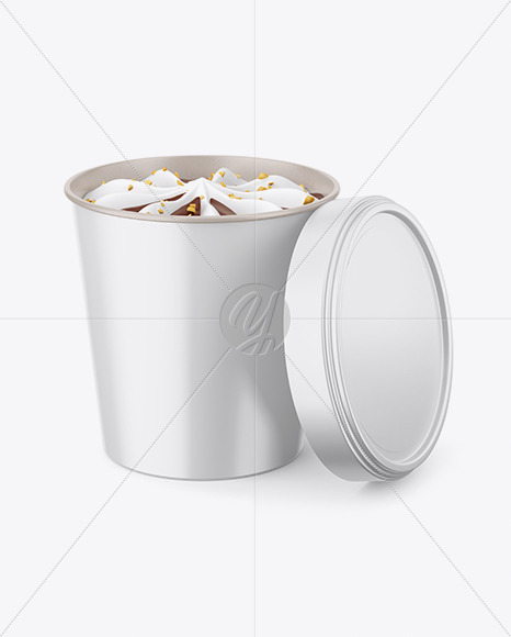 Opened Ice Cream Cup