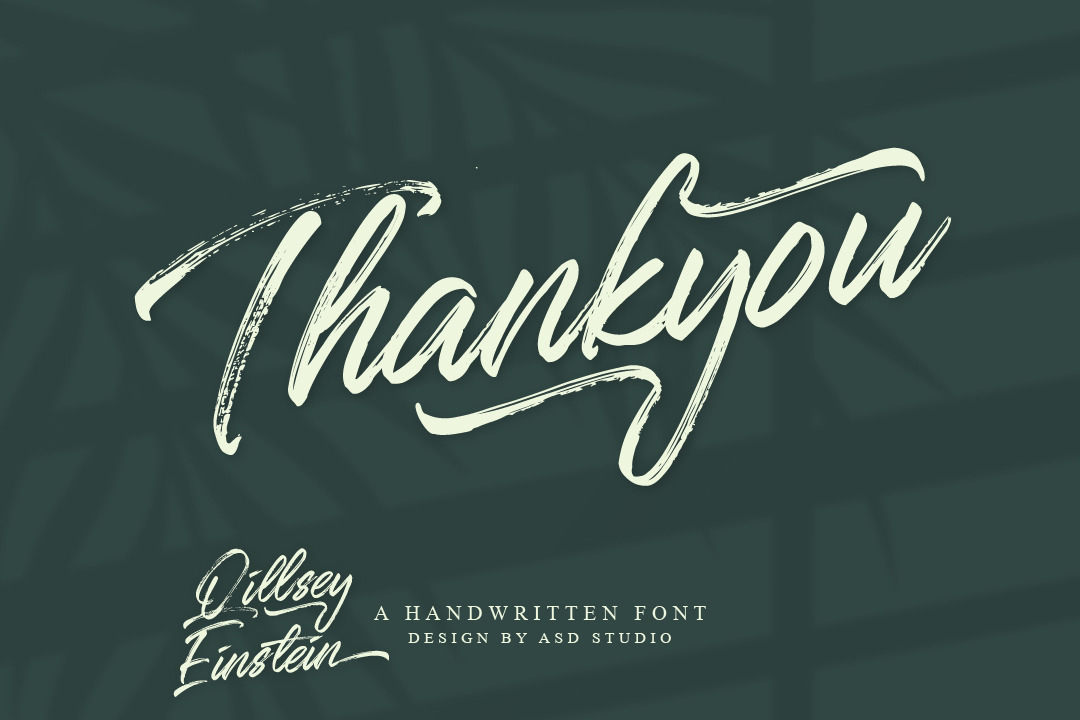 Qillsey Einstein - A Handwritten Font