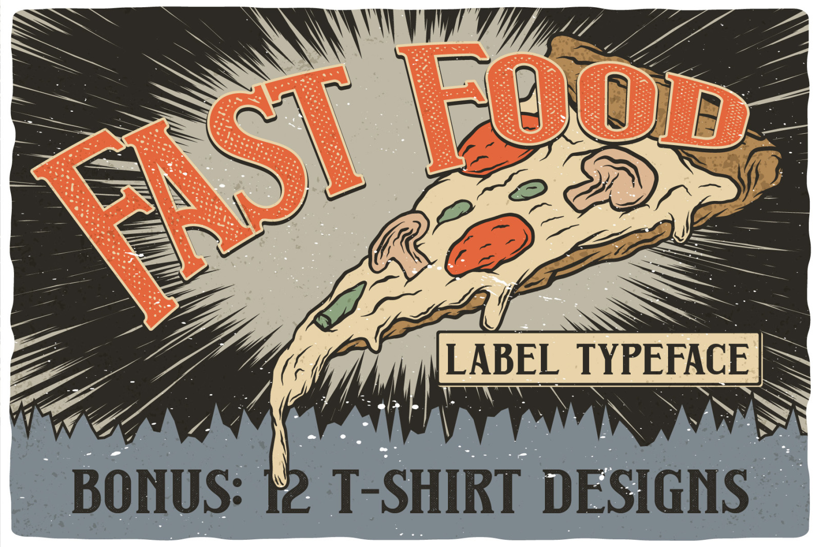 Fast Food Layered Typeface