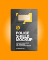 Police Shield Mockup
