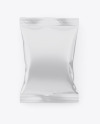 Matte Snack Package Mockup - Top View