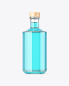 Clear Glass Bottle Mockup