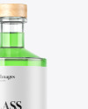 Clear Glass Bottle Mockup