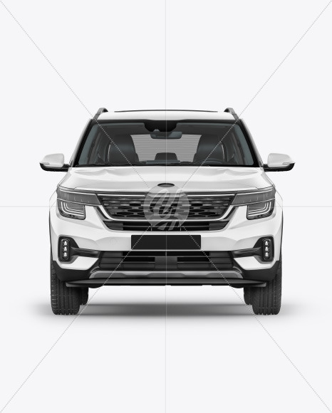 Crossover SUV Mockup - Front View