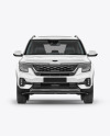 Crossover SUV Mockup - Front View