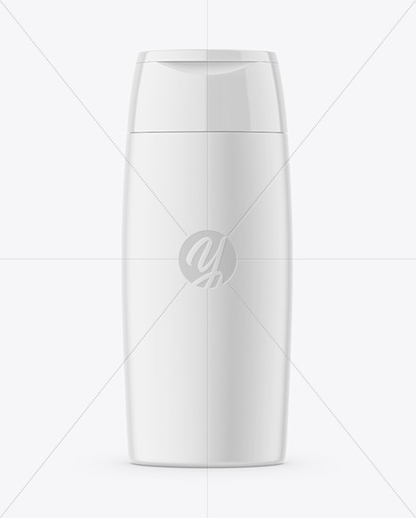 Plastic Shampoo Bottle mockup