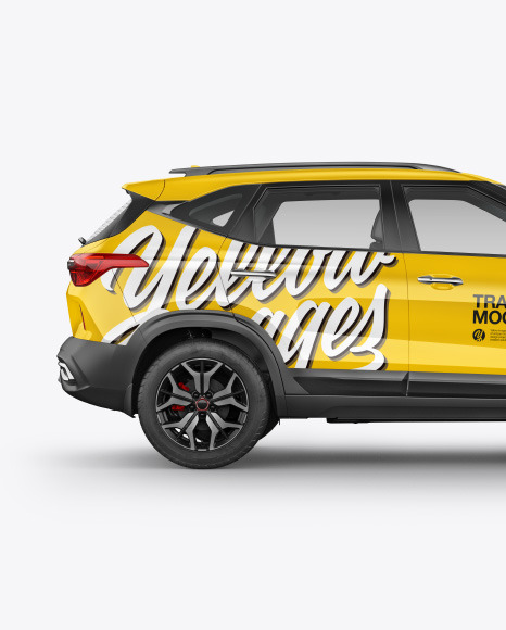 Crossover SUV Mockup - Side View