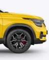 Crossover SUV Mockup - Side View