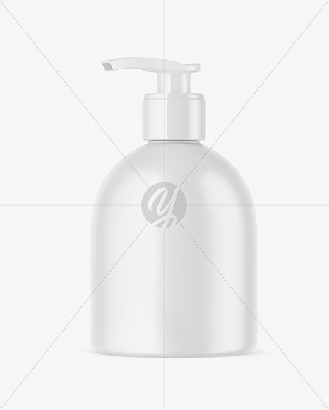 Matte Sanitizer Bottle Mockup