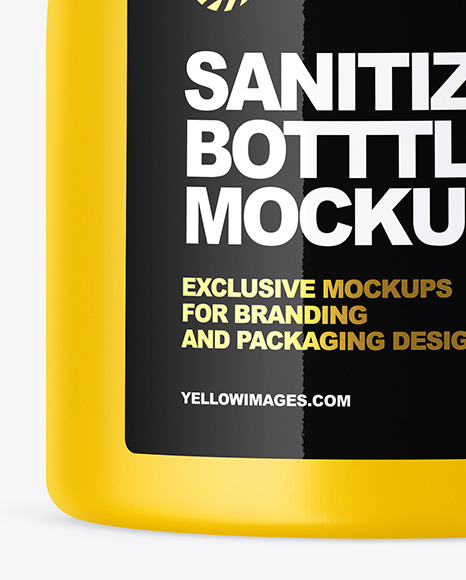 Matte Sanitizer Bottle Mockup