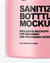 Matte Sanitizer Bottle Mockup