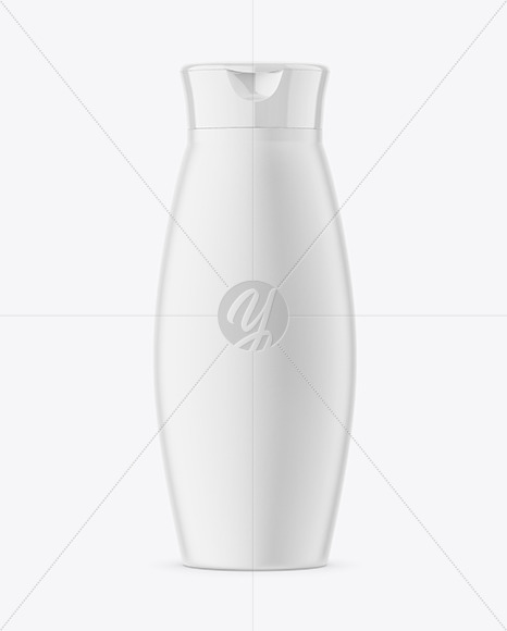 Plastic Shampoo Bottle mockup