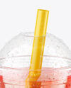 Fruit Bubble Tea Cup Mockup