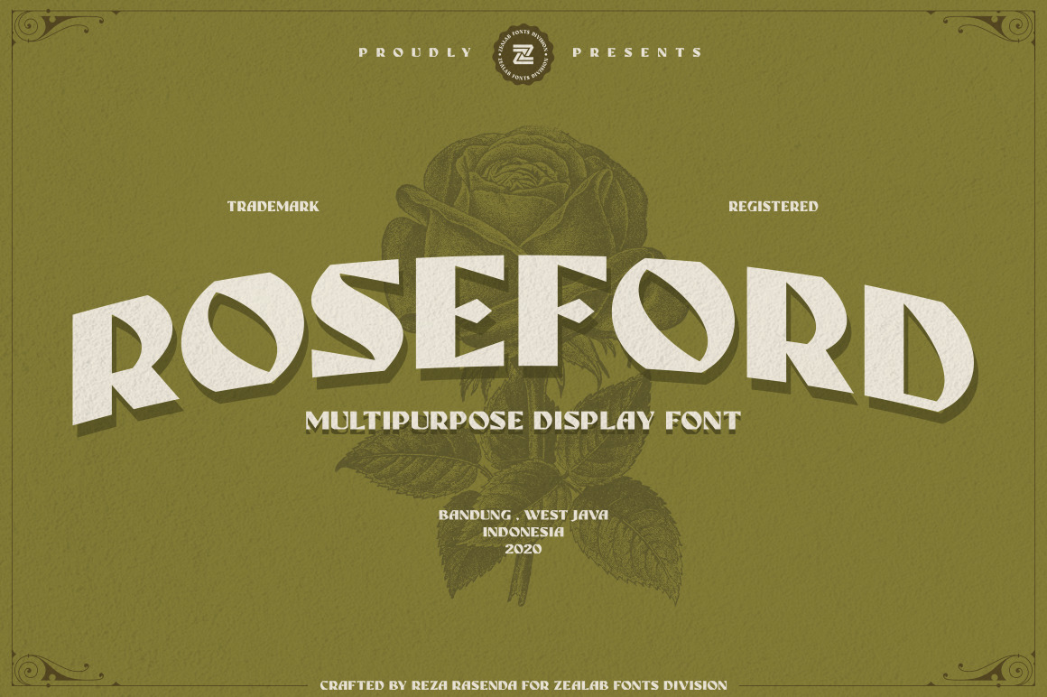 ROSEFORD - MULTIPURPOSE VINTAGE DISPLAY FONT