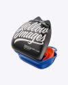 Open Mouthguard Case Mockup - Half Side View