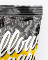 Clear Plastic Pack with Sunflower Seeds Mockup - Top View