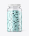 Clear Pills Bottle Mockup