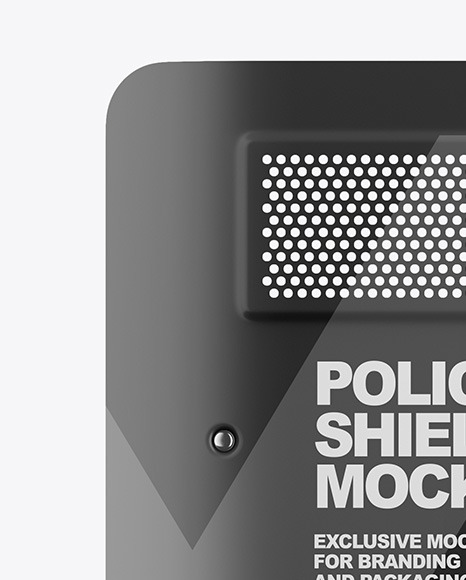 Police Shield Mockup