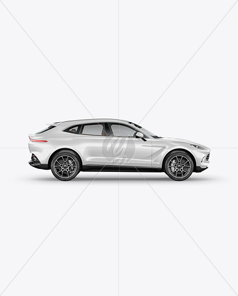 Crossover SUV Mockup - Side View