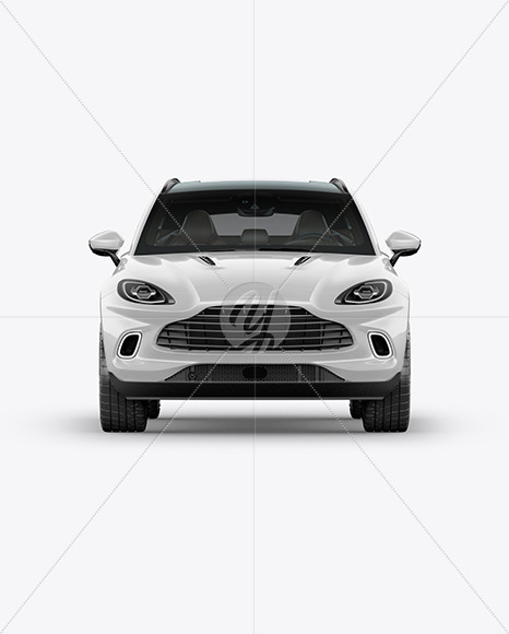 Crossover SUV Mockup - Front View