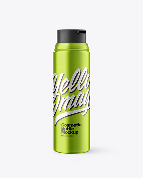 Metallic Foamer Bottle Mockup