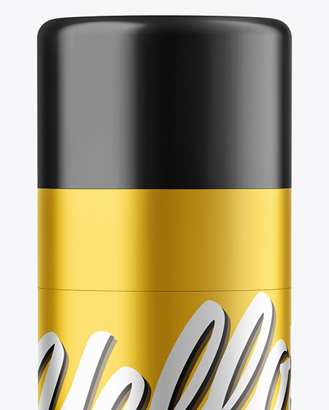 Metallic Foamer Bottle Mockup