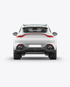 Crossover SUV Mockup - Back View