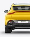 Crossover SUV Mockup - Back View