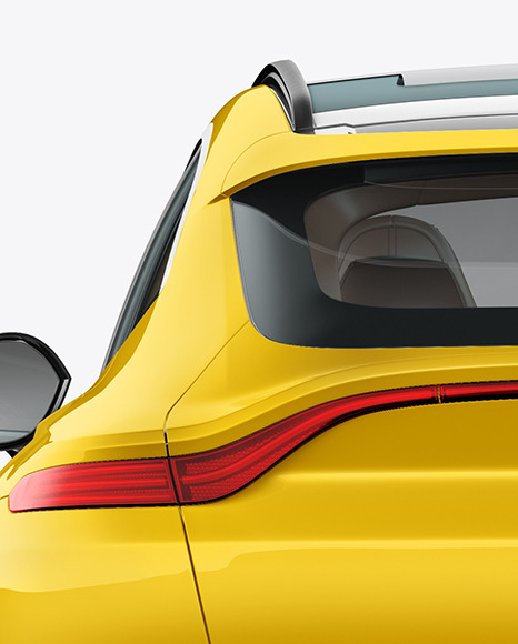 Crossover SUV Mockup - Back View