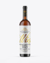 Amber Glass White Wine Bottle Mockup