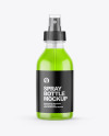 Clear Spray Bottle Mockup