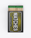 Opened Match Box Mockup