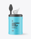 Matte Opened Sanitizing Wipes Canister Mockup