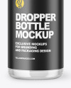 Glass Dropper Bottle Mockup