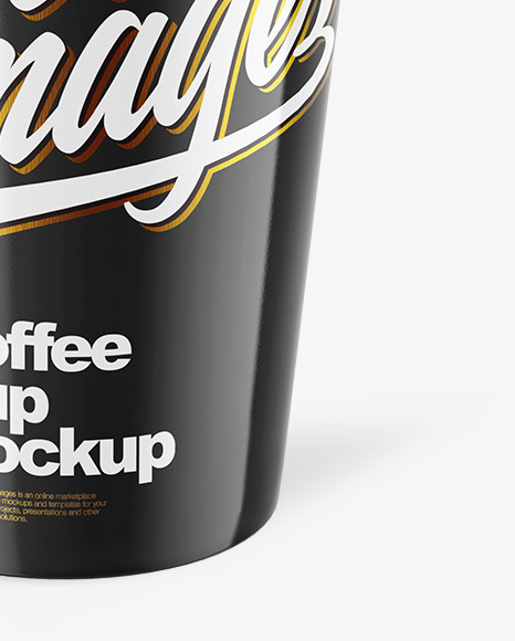 Glossy Coffee Cup Mockup Glossy Coffee Cup Mockup