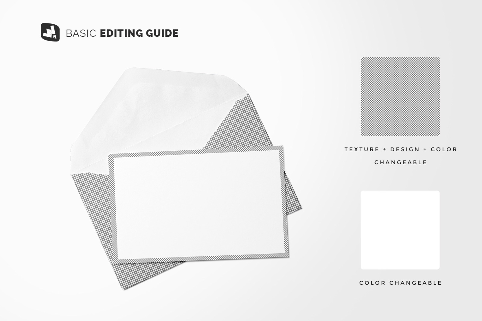 Rectangular Envelope & Card Mockup Rectangular Envelope & Card Mockup