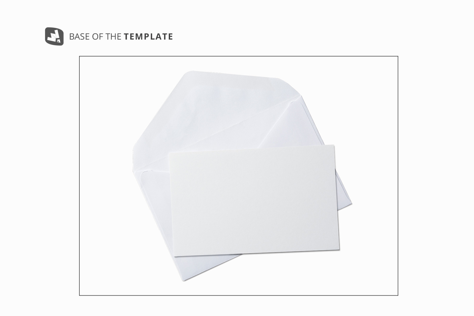 Rectangular Envelope &amp; Card Mockup