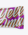Metallic Snack Package Mockup