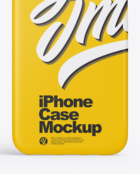 iPhone X Matte Case Mockup