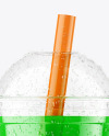 Fruit Bubble Tea Cup Mockup