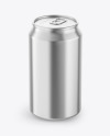 Glossy Metallic Drink Can Mockup