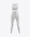 Women's Plus Size Fitness Kit Mockup