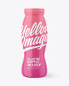 Glossy Plastic Bottle Mockup