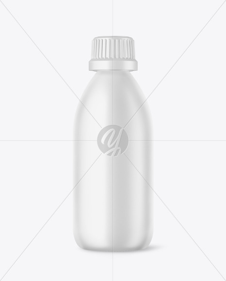 Matte Plastic Bottle Mockup