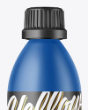 Matte Plastic Bottle Mockup