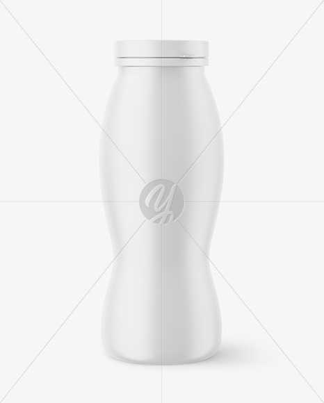 Matte Plastic Bottle Mockup