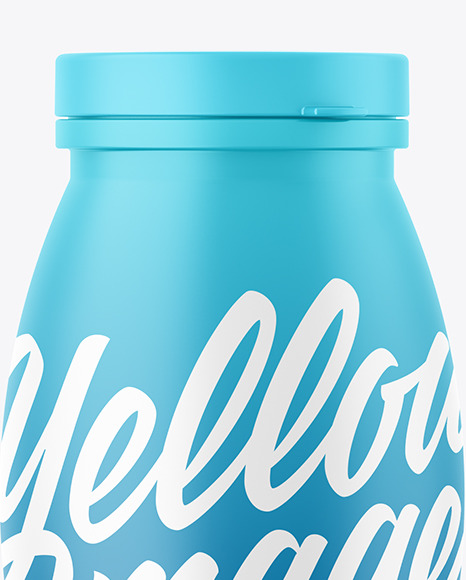 Matte Plastic Bottle Mockup