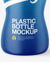 Matte Plastic Bottle Mockup